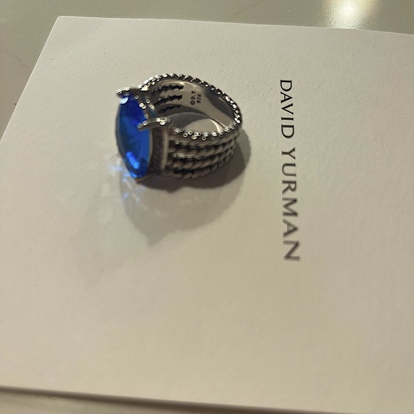 DAVID YURMAN Wheaton Blue Topaz Ring - Picture 7 of 14